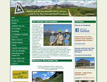 Tablet Screenshot of coloradotrail.org